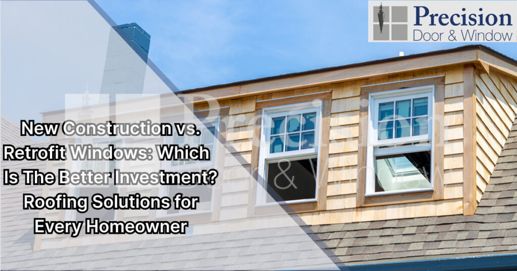 Wood Siding Dormer With New Double-Hung Windows Under Clear Sky