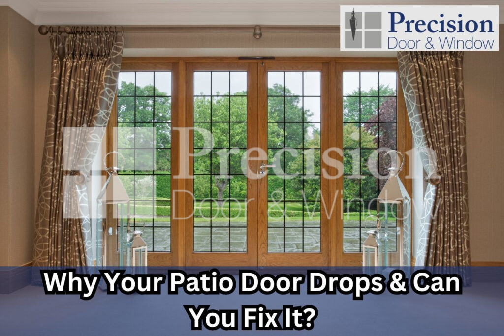 Why Your Patio Door Drops &Amp; Can You Fix It?