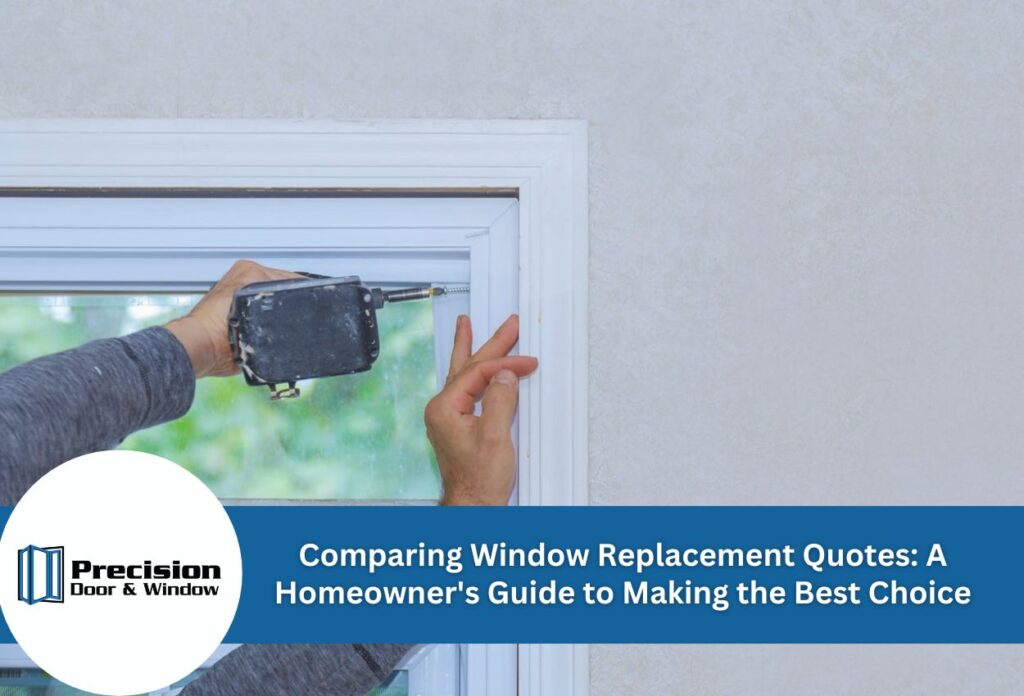 Man Installing Window With Drill